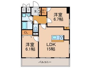 ハイツ天王寺2号館の物件間取画像